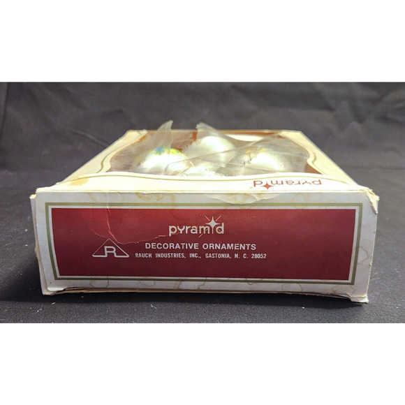 Vintage Pyramid Satin Nursery Rhymes Ornaments Set of 4 - Picture 6 of 9